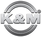 K&M 24615-000-55 алюминиевая стойка-элеватор для акустических систем и светового оборудования, регулировка высоты от 1755 до 300