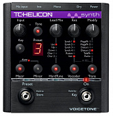 T.C. HELICON VoiceTone Synth напольная вокальная педаль эффекта изменения высоты тона и вокодера
