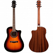 Fender T-Bucket 100CE 3-Color Sunburst электро-акустическая гитара