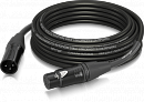 Behringer PMC-1000 микрофонный кабель XLR female—XLR male, разъемы Neutrik, 10.0 м, 2 x 0.22 mm², диаметр 6.8 мм,черный