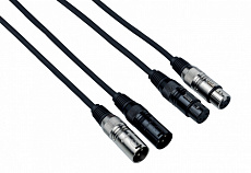 Bespeco EA2X2F150 кабель готовый, длина 1.5 метров