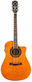 Fender T-Bucket 300CE Amber Quilt Maple электро-акустическая гитара