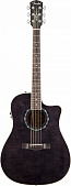 Fender T-Bucket 300CE Transparent Black Flame Maple электроакустическая гитара