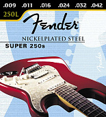 Fender 250L струны для электрогитары 09-42
