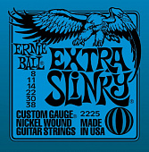 Ernie Ball 2225 струны для электрогитары EXTRA SLINKY BLUE 8-38, никель