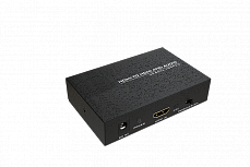 AVCLINK FC-22 де-эмбеддер аудио из HDMI. Максимальное разрешение: 4K @60Гц. Входы: 1 x HDMI. Выходы: 1 х HDMI, 1 х оптический SPDIF, 1 x cтерео (RCA).