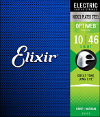 Elixir 19052 OptiWeb  струны для электрогитары Light 10-46