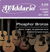 D'Addario EJ-26 струны для акустической гитары