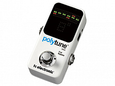 TC Electronic Polytune Mini напольный гитарный тюнер для одновременной настройки всех струн