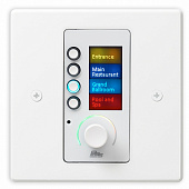 BSS EC-4BV-WHT контроллер Ethernet с 4 кнопками и громкостью, цвет белый