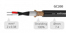 Roxtone GC200/100 Black  кабель инструментальный, 100 метров