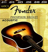Fender 60CL струны акустической гитары 11-50