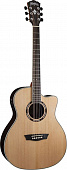 Washburn AG20CE  электроакустическая гитара Folk, цвет натуральный