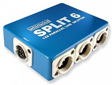 Whirlwind Split6 компактный микрофонный сплиттер, 1 вход Х 6 выходов.