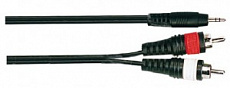 SoundKing BB413/5FT кабель mini TRS - 2xRCA, 2 м.