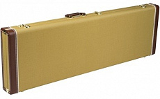 Fender Pro Series Precision Bass/Jazz Bass Case - Tweed with Orange Plush Interior кейс для бас-гитары