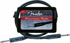 Fender ELECTRO-VOLT 10- CABLE W / 2 STRAIGHT PLUGS инструментальный кабель 3 м, бескислородная медь, медный экран, винил.покрытие