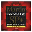 Martin 41MSPlus3100 струны для акустической гитары, полимерное покрытие
