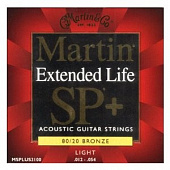 Martin 41MSPlus3100 струны для акустической гитары, полимерное покрытие