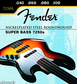 Fender Fender SUPER 7250 - NICKELPLATED STEEL ROUNDWOUND - 34'' - SET струны для 6-стр. бас-гитары