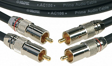 Klotz ALP009 кабель RCA - RCA, 0.9 метра, цвет черный