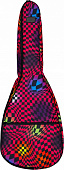 Flight FBG-2039 Illusion чехол для акустической гитары утепленный (3мм), узор иллюзия