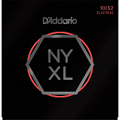 D'Addario NYXL1052 Super Light 10-52 струны для электрогитары, толщина 10-52