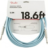 Fender 18.6' OR Inst Cable DBL инструментальный кабель, синий, 18.6'