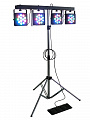 Highendled YHLL-048 LED PAR световой комплект: стойка, 4 светоприбора по 12 x 3Вт TRI-color LEDs