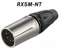 Roxtone RX5M-NT разъем cannon кабельный папа, цвет серебро