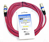 Invotone ACM1103R микрофонный кабель, 3 метра, красный