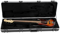 Fender ABS Molded P/J Bass Case литой пластиковый кейс для бас-гитар jazz/precision, цвет черный