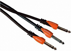 Bespeco SLYS2J500 кабель серии "Silos", Jack stereo 6.3 мм - 2 x Jack mono 6.3 мм, длина 5 метров