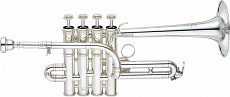 Yamaha YTR-9835 труба пикколо Bb/А серии Custom, покрытие серебряное