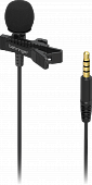 Behringer BC LAV конденсаторный всенаправленный петличный микрофон, разъем  3.5 mm TRRS, переходник на 3.5 mm TRS, с ветрозащитой и клипсой