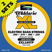 D'Addario EXL-160TP (2 шт.) струны бас, REGULAR LONG 50-105