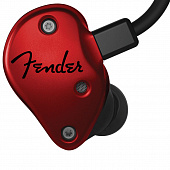 Fender FXA6 Pro IEM- Red наушники внутриканальные, цвет красный металлик