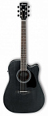 Ibanez ArtWood AW84CE-WK электроакустическая гитара, цвет чёрный