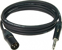 Klotz M1FS1B0100 микрофонный кабель, XLR "мама" - Jack 6.3 Stereo, 1 метр