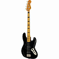 Fender Squier CV 70s Jazz Bass MN BLK 4-струнная бас-гитара, цвет черный