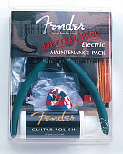 Fender ELECTRIC SURVIVOR PACK набор для ухода за э / гитарой (струны, медиаторы, ключи, кусачики, вертушок, полироль)