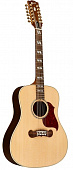 Gibson 2018 Songwriter 12 string Antique Natural гитара электроакустическая, цвет античный натуральный