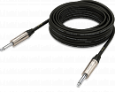 Behringer GIC-600 инструментальный кабель джек моно 6.3мм/джек моно 6.3мм, 6.0 м, 1 x 0.22 mm², черный