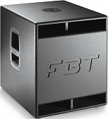 FBT Subline12SAC активный сабвуфер, 600 Вт RMS, цвет черный