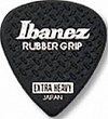 Ibanez PA16XRG-BK Picks медиатор extra heavy, цвет черный с резиновым напылением, толщина 1.2 мм (50 штук в упаковке)