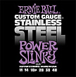 Ernie Ball 2245 струны для электрогитары Power Slinky Steel 11-48, нерж. сталь
