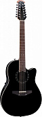 Ovation 2751AX-5 Standard Balladeer Deep Contour Cutaway 12-String Black гитара электроакустическая