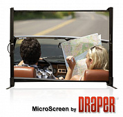 Draper Microscreen NTSC (3:4) 102/40" 61*81 MW Мобильный настольный экран для проектора