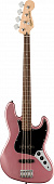 Fender Squier Affinity Jazz Bass LRL BGM бас-гитара, цвет винный