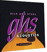 GHS Strings STRINGS 350 SILK&STEEL™ набор струн для акустической гитары, 11-48